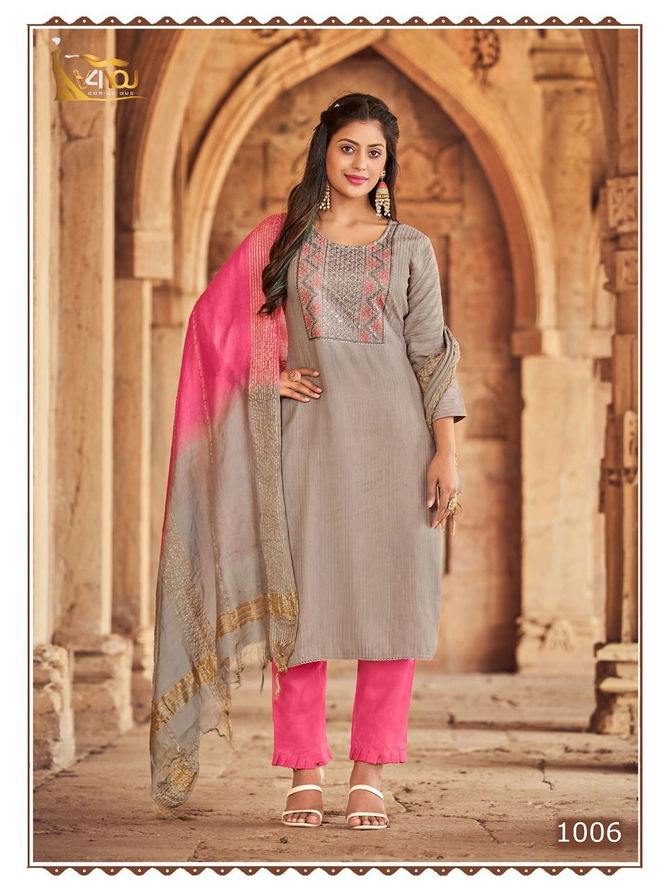 Sneha By V4you 1001-1008 Readymade Catalog